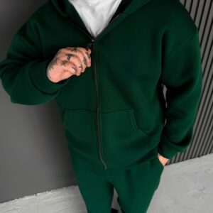 Зелена кофта на змійці