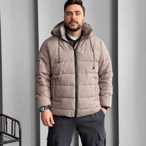 Куртка чоловіча демісезонна бежева